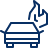 Car Burn Icon from Cyber Line Set