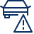 Car Caution Icon from Cyber Line Set