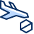 Airplane Arrival Cancel Icon from Cyber Duotone Set