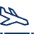 Airplane Arrival Icon from Cyber Line Set