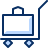Luggage Cart Icon from Cyber Duotone Set