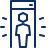 Metal Detector Gate Icon from Cyber Line Set