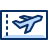 Plane Ticket Icon from Cyber Duotone Set