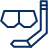 Snorkel Mask 2 Icon from Cyber Line Set