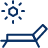 Sun Bath Icon from Cyber Line Set