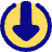 Arrow Download Receive Icon from Plump Pop Set