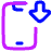 Download Phone Mobile Icon from Plump Neon Set