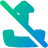 Upload Off Disable Icon from Plump Gradient Set