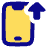 Upload Phone Mobile Icon from Plump Pop Set