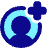 Account Circle Add Icon from Plump Pop Set