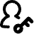 User Account Passkey Icon from Plump Remix Set