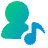 User Artist Icon from Plump Gradient Set
