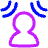 User Audio Spatial Surround Sound Icon from Plump Neon Set