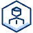Account Hexagon Icon from Cyber Duotone - Free Set