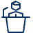 Businessman Speech Icon from Cyber Line - Free Set
