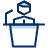 Businessman Speech Icon from Cyber Duotone - Free Set
