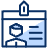 ID Card Icon from Cyber Duotone - Free Set