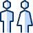 Toilet Sign Icon from Cyber Duotone - Free Set