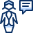 Business Female Chat icon - Free transparent PNG, SVG. No Sign up needed.