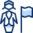 Business Female Flag icon - Free transparent PNG, SVG. No Sign up needed.