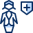 Business Female Health Shield icon - Free transparent PNG, SVG. No Sign up needed.