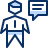 Business Male Chat icon - Free transparent PNG, SVG. No Sign up needed.