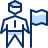 Business Male Flag icon - Free transparent PNG, SVG. No Sign up needed.