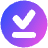 Check Download Done Circle Offline Icon from Plump Gradient Set