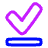 Check Download Done Offline Icon from Plump Neon Set