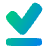 Check Download Done Offline Icon from Plump Gradient Set