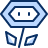 Mario Flower 2 Icon from Cyber Duotone Set