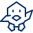 Monster Bird Icon from Cyber Line Set