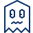 Pacman Ghost Icon from Cyber Line Set