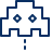 Space Invader Enemy 2 Icon from Cyber Line Set