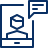 Video Meeting Chat Text Icon from Cyber Line Set