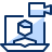 Video Meeting Laptop Icon from Cyber Duotone Set
