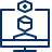Video Meeting Web Camera Icon from Cyber Line Set
