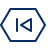 Control Previous Icon from Cyber Line Set