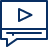Video Bubble Share Icon from Cyber Line Set