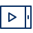 Video Mobile Landscape Icon from Cyber Line Set