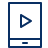 Video Mobile Portrait Icon from Cyber Line Set