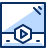 Video Player 2 Icon from Cyber Duotone Set