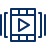 Video Playlist Icon from Cyber Line Set