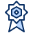 Badge 1 Icon from Cyber Duotone Set