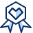 Badge Favorite Heart 1 Icon from Cyber Duotone Set