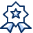 Badge Favorite Star Icon from Cyber Duotone Set