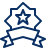 Badge Star 2 Icon from Cyber Line Set