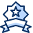 Badge Star 2 Icon from Cyber Duotone Set