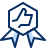 Badge Thumb UP 1 Icon from Cyber Duotone Set