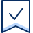Check Ribbon Icon from Cyber Duotone Set